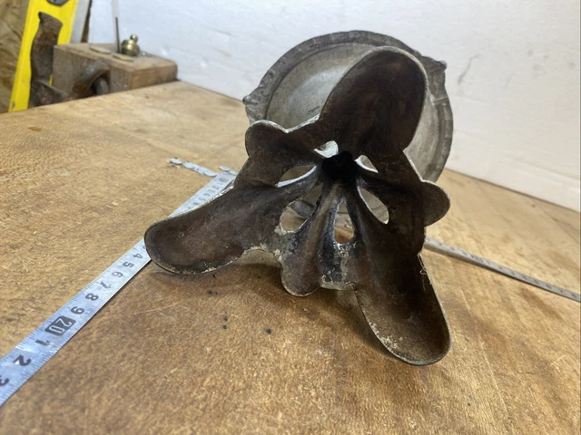 n° 2 ancien pied de lampe tempête  rare 6