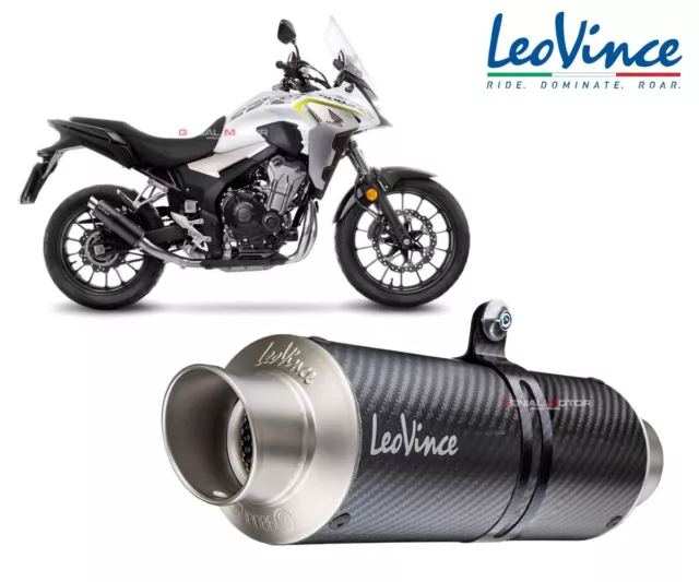 Pot D'Echappement Leovince GP CORSA Carbon HONDA CB 500 X 2019 > 2023 3395M