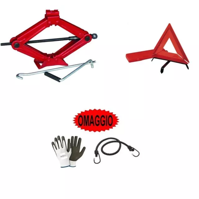 Per  Motors Cric Pantografo 2T+Triangolo Emergenza