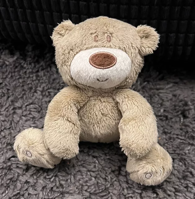 Mothercare Loved So Much Beige Teddy Bear soft toy Plush Comforter 5"