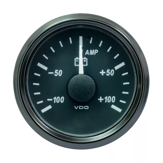 VDO SingleViu 52mm (2-1/16") Ammeter - 100 AMP