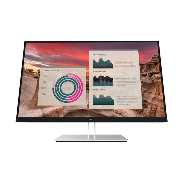HP EliteDisplay E24u G4 Office Monitor - IPS-Panel, USB-C