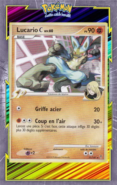 Lucario C - Platine:Vainqueurs suprêmes - 31/147 - Carte Pokemon Française