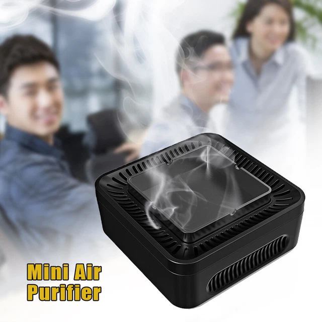 AIR FILTER SMOKELESS Ashtray Cigarette Smoke Odor Purifier Cleaner