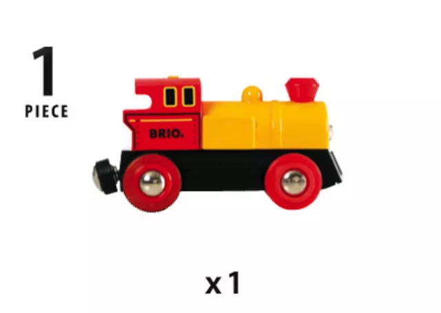 Brio World Eisenbahn Lok Batterielok Gelbe 33594 2