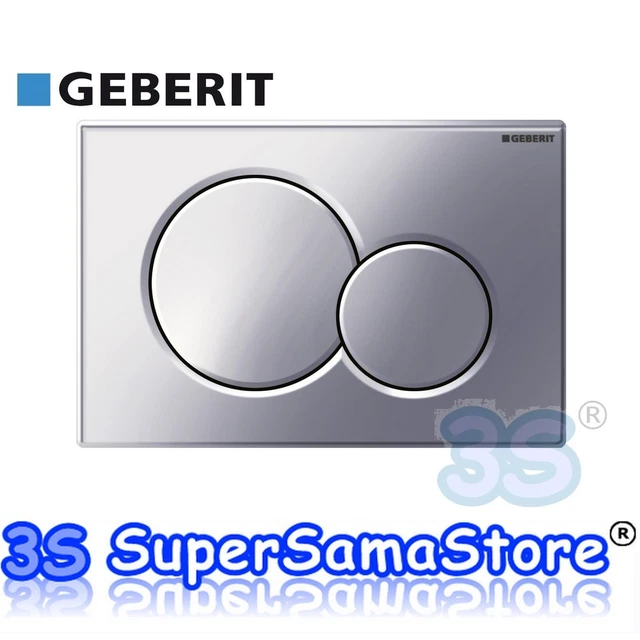 Placca Con 2 Pulsanti Geberit Per Cassetta Wc - Grigio, Modello 115.770.46.5, Design Moderno - Foto 10