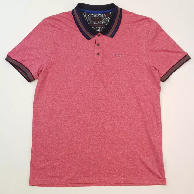 Ted Baker Golf Poloshirt Größe 4 MEDIUM rosa aktiv kurzärmelig MAKELLOS