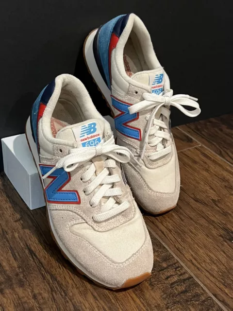 New Balance Womens 696 V3 WL696JB3 Beige Casual Shoes Sneakers Size 6