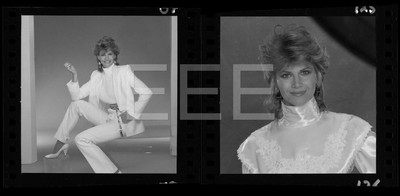 2 MARKIE POST Night Court TV actrice Harry Langdon Négatif avec droits