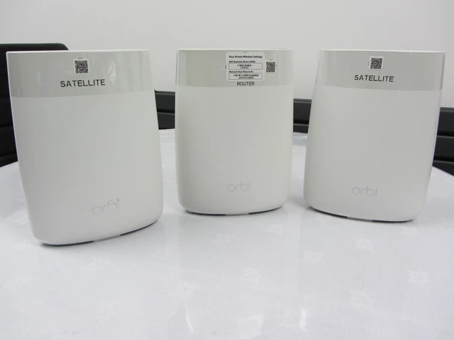 NETGEAR Orbi RBK53S100UKS 3000Mb/s WiFi 5 Mesh Router Network System AC3000