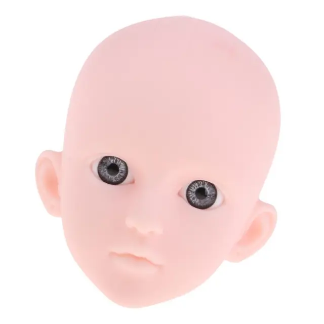 1/4 weiblicher bjd Puppenkopf sculpt mit grauen Augen Kugel-verbundenen