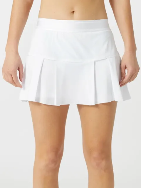 NWT$65 Nike Women's Essential Victory Tennis Skirt White Size L CJ1606 100