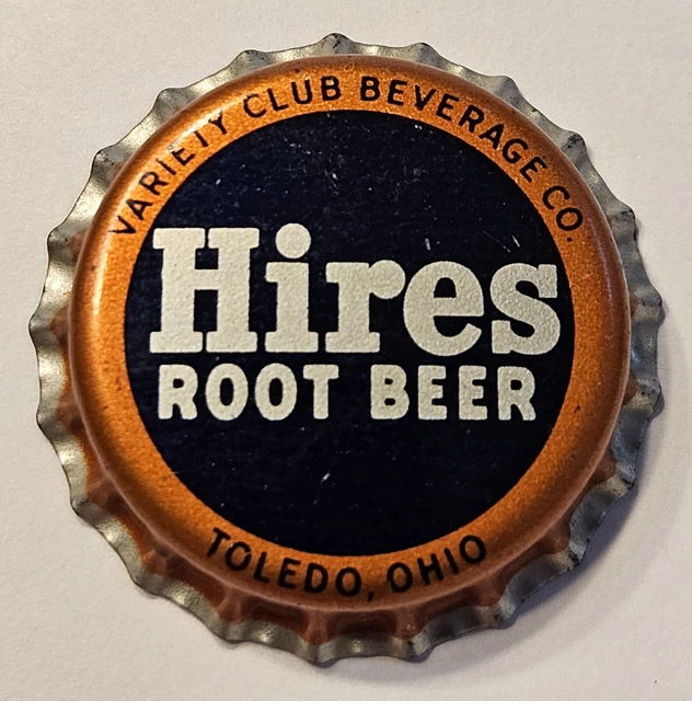 HIRES ROOT BEER Cork Lined Soda Bottle Cap Toledo, Ohio Unused 2.