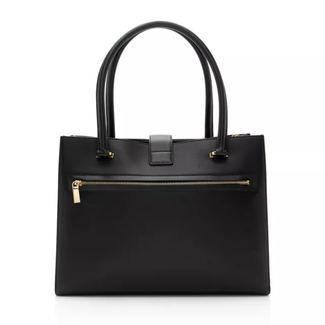 Salvatore Ferragamo Calfskin Gancini Lock Marlene Medium Tote 3