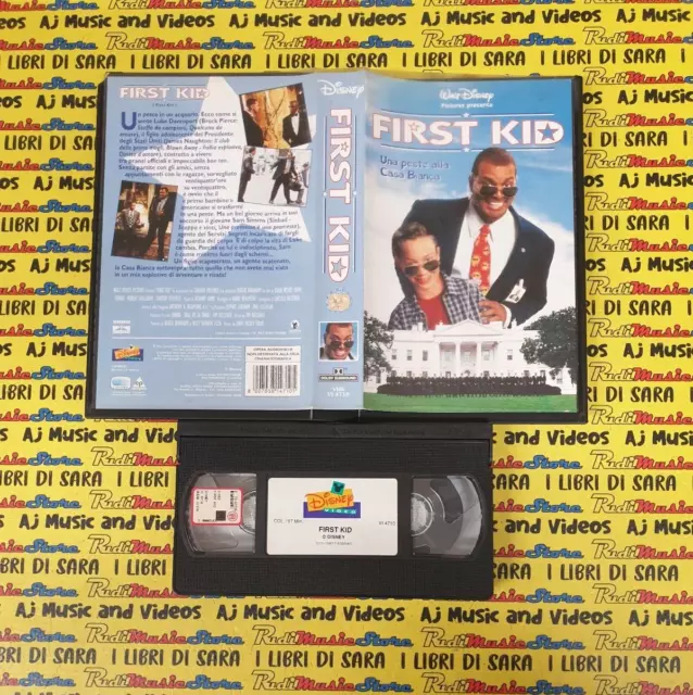 VHS film FIRST KID UNA PESTE ALLA CASA BIANCA 1998 sinbad robert guillaume (F89)