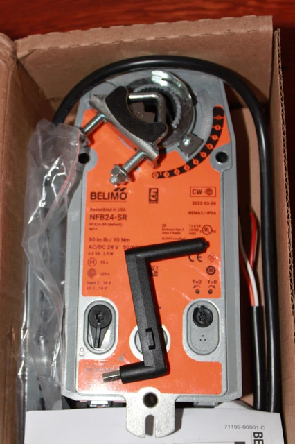 Belimo: NFB24-SR - 24V Spring Return Damper Actuator - NEW!