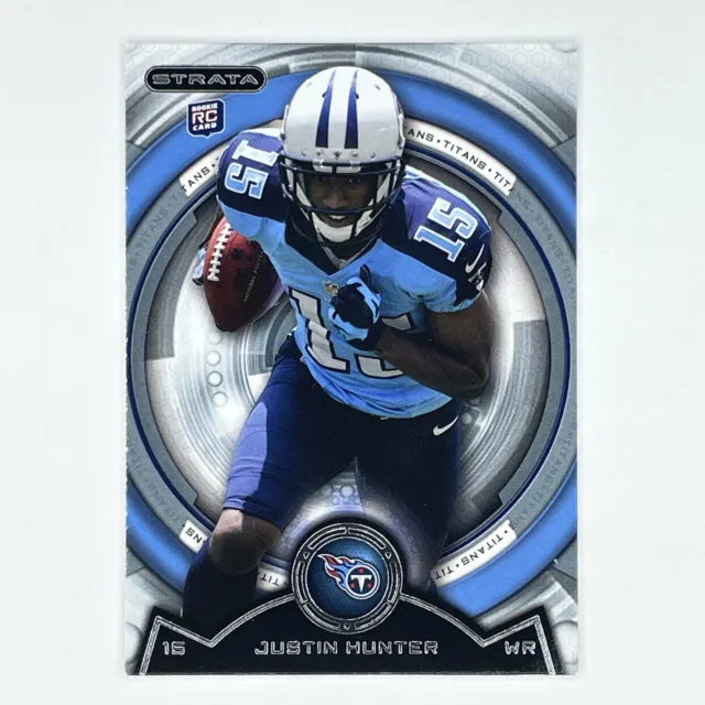 2013 Topps Strata Justin Hunter Rookie #136 Tennessee Titans