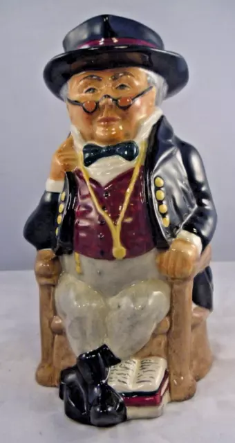 Mr Pickwick Toby Jug. Roy Kirkham Staffordshire. Hand Painted Dickens Character