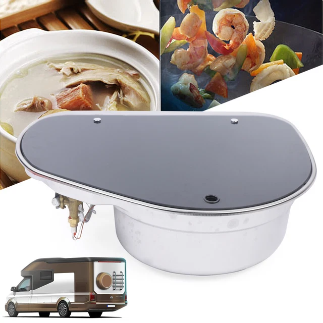 RV BOAT CARAVAN Camper 1 Burner Gas Stove Cooker Hob and Sink Combo