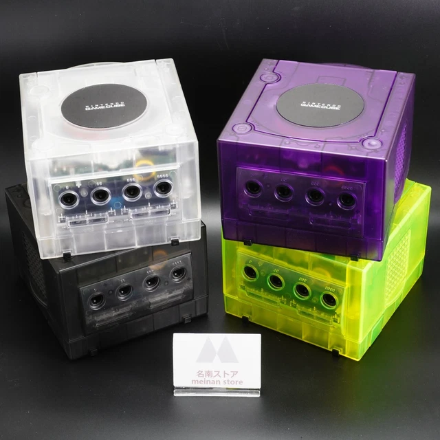NINTENDO GAMECUBE TRANSLUCENT Clear Shell Console NTSC U-C/J Region ...