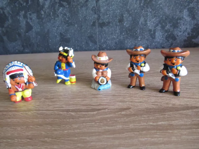 5 Haribo Figuren *** Wilder Western - Cowboys und Indianer *** 1997