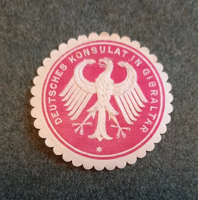 ORIGINAL PRE WW2 German Embassy Stamp/Seal (Very RARE) £13.00 PicClick UK