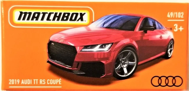 Matchbox Power Grabs 2022 #49 – Audi TT RS Coupè 2019 Scala 1:64 Colore Rosso – FSB - 2