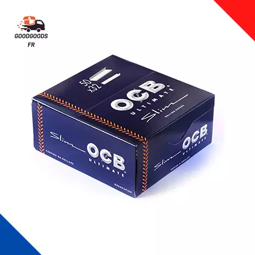 OCB Ultimate Papier À Rouler Long, 50 Paquets De 32 Feuilles