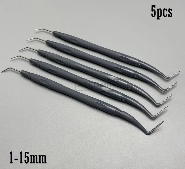 Dental Probes Periodontal Probe Depth Measure Explorer Flexible With Scaler 1-15