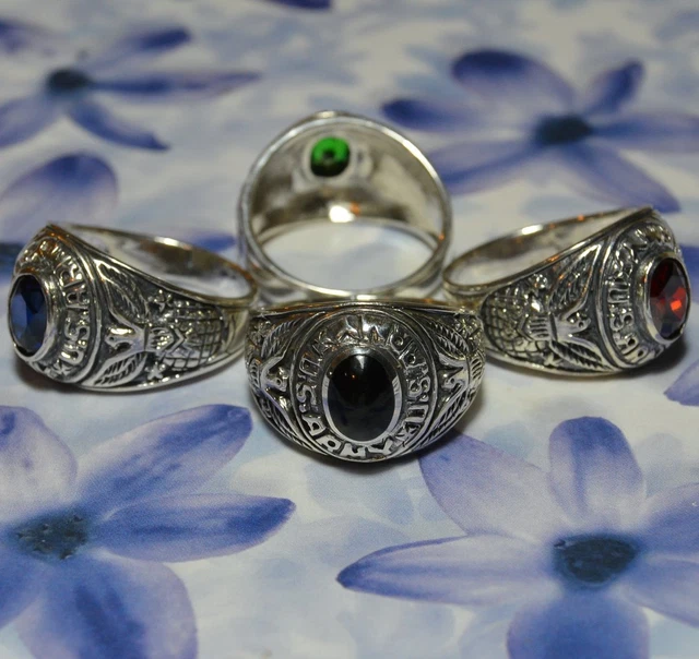 Grosse Bague Rhodié T60 Princesse Marquise de Saphir Cz Argent 925 Dolly- Bijoux