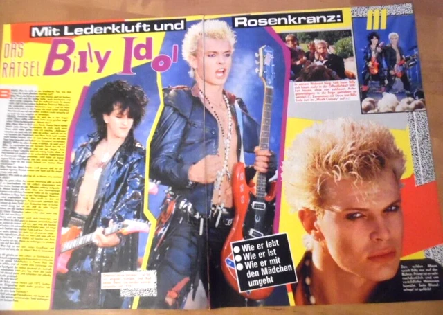 BILLY IDOL --- 4x A4 Bravo Clipping B 767