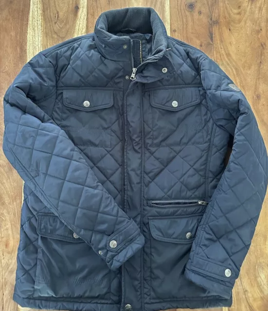 HV SOCIETY Herren Steppjacke , dunkelblau, Größe XL