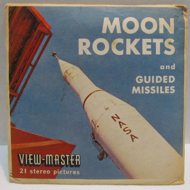 Moon Rockets and Guided Missiles View-Master Pack B 656, 1959
