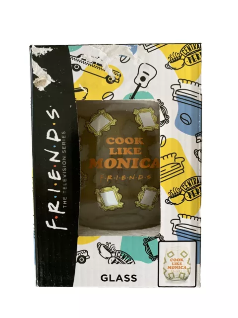 Friends TV Show Gin Stemless Wine Glass Cocktail Tumbler Gift Box