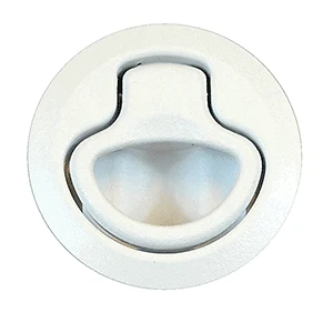 Southco Flush Pull Latch - Push To Close - Medium - White #M1-61-1