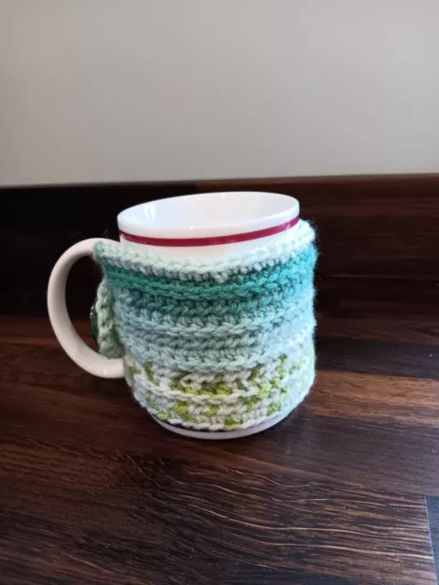 New Hand Crochet Coffee Mug Cosy/Tea Mug Cosy