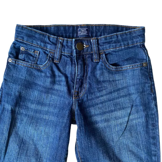 Gap Kids Girls Size 12 Skinny Boyfriend Fit Jeans Adjustable Waist 2