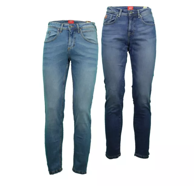jeans AVIREX denim UOMO cotone elasticizzato SLIM FIT 5 tasche