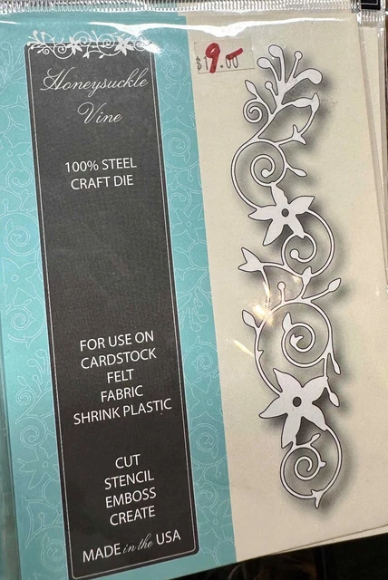 New Memory Box die Albana Border # 99401 1.2 x 5.1 in 100% Steel die Made in USA