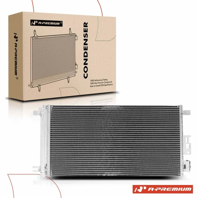 A/C Condenser w/Receiver Drier & Bracket for Chevy Malibu Saturn Aura Pontiac G6