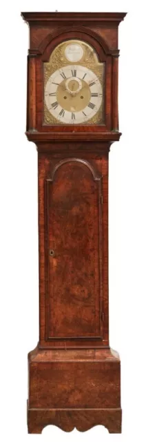 George Ii Walnut Longcase Clock By Benjamin Shuckforth