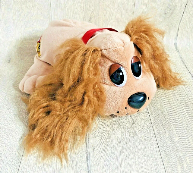 POUND PUPPIES PUPPY 2006 Brown Dog Plush Soft Toy Cuddly 12" Clean Name