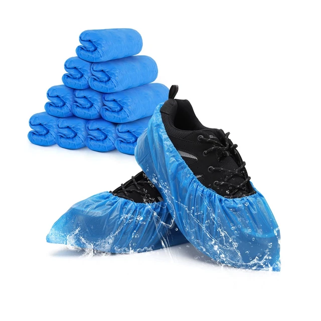 Shoe Covers Disposable Non Slip - 100 Pack (50 Pairs), Premium Waterproof and...