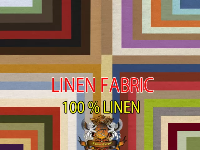 Linen Fabrics 100% / 7.5 Oz Per Yard / 57" Wide / Sold By The Yard
