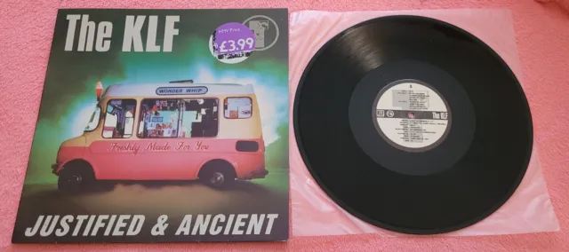 The Klf - Justified And Ancient Uk 12" Single 1991 Klf99X Rare
