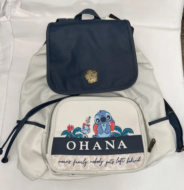 DISNEY LOUNGEFLY LILO & Stitch Ohana Slouch Backpack Full Size With