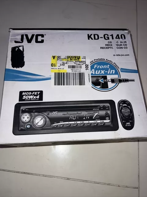 JVC KD-R320 Car CD Player, 200 W RMS 