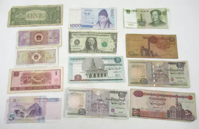 Notes Bundle Mixed Collectable Foreign Currency Banknotes *5* T2070 AC152