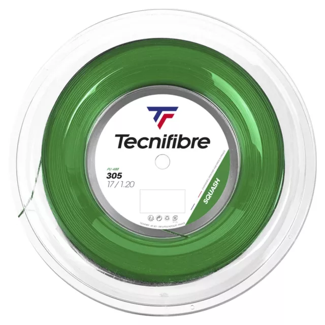 Tecnifibre 305 Premium Green Squash String 110m Reel Multifilament String