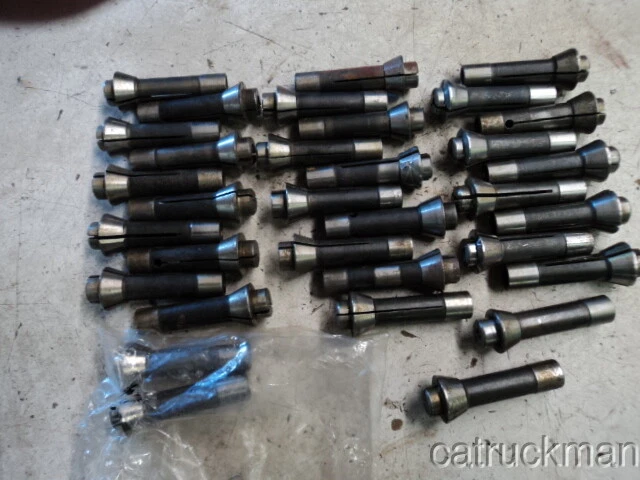 33 pcs. Southwick & Meister TF10 Tornos Collets - some new